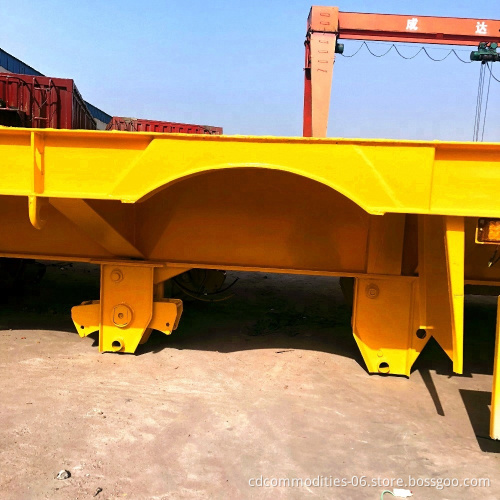 Trustworthy New 60 Ton 80 Ton 100 Ton Low Bed Semi Trailer for Sale